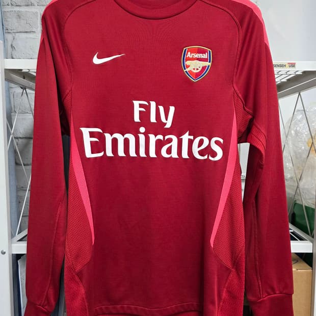 나이키 아스날 유니폼 S 90 드라이핏 쉘탑 축구유니폼 MN06