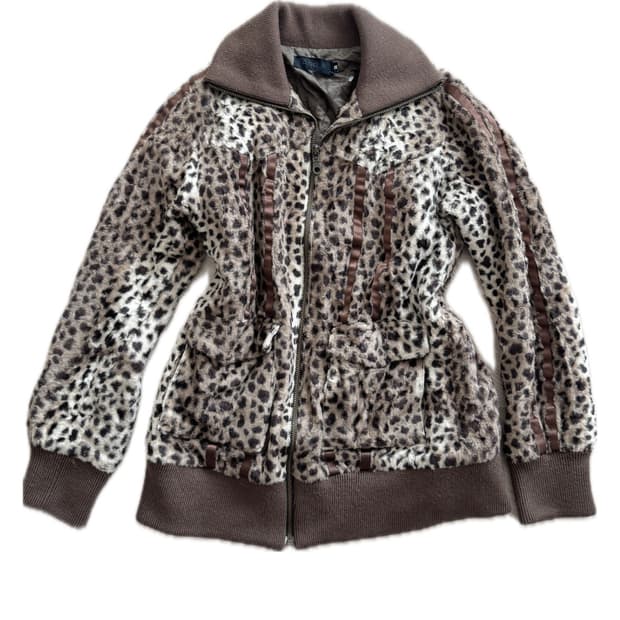 And A 호피 레어파드 집업