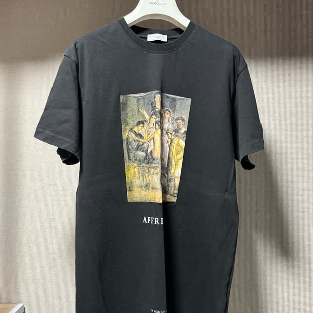 이놈어닛 프린트 반팔 티셔츠 블랙 S