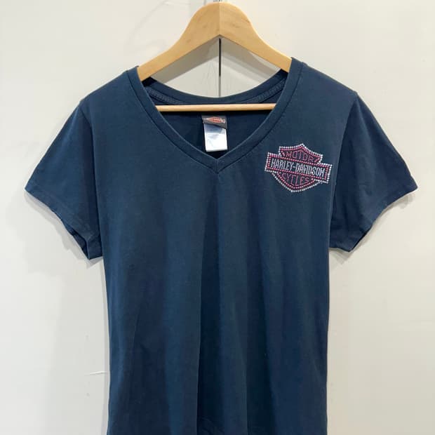 할리데이비슨 워싱 반팔 티셔츠