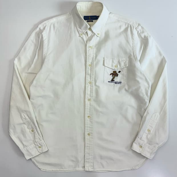 Polo   폴로 랄프로렌 자수 럭비베어 옥스퍼드 셔츠