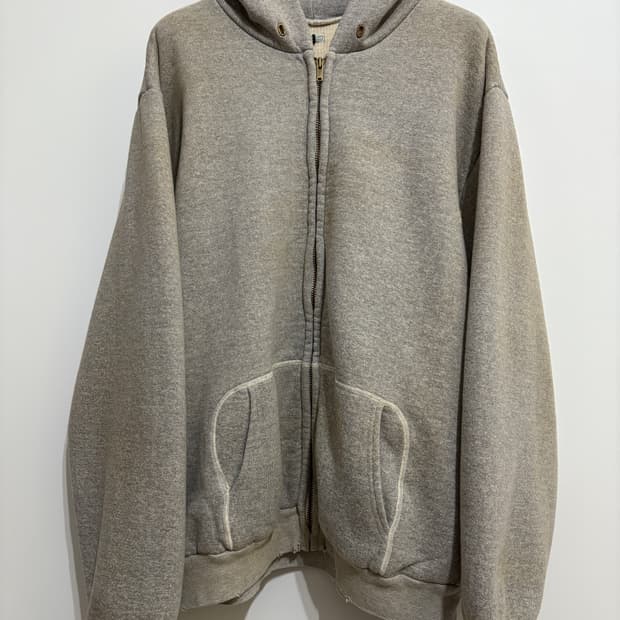 아프레쎄 / 25SS 빈티지 가공 후드 집업 그레이 / 3