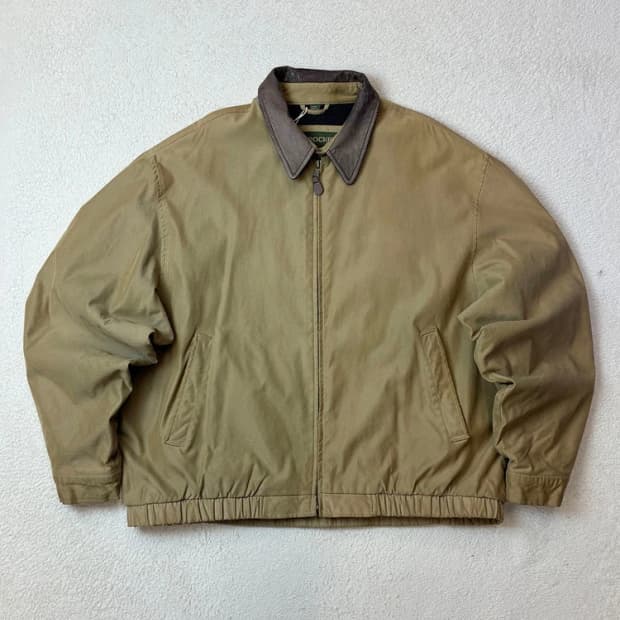 다커스 DOCKERS 90's 소가죽 칼라 헌팅 자켓 PN6098