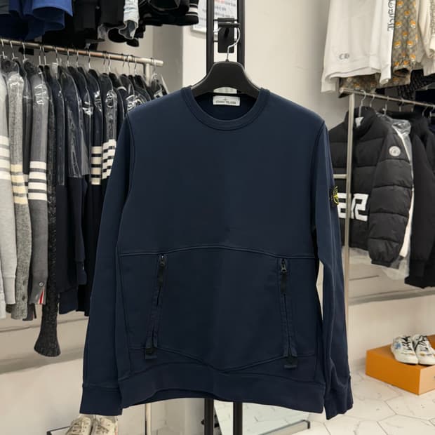 [L] 스톤아일랜드 지퍼 맨투맨