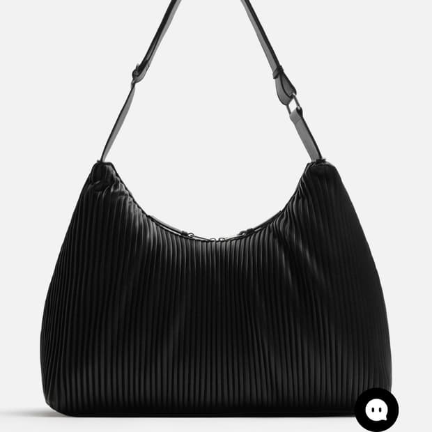 자라 ZARA 이세이미야케맛 플리츠 숄더백 가방 판매