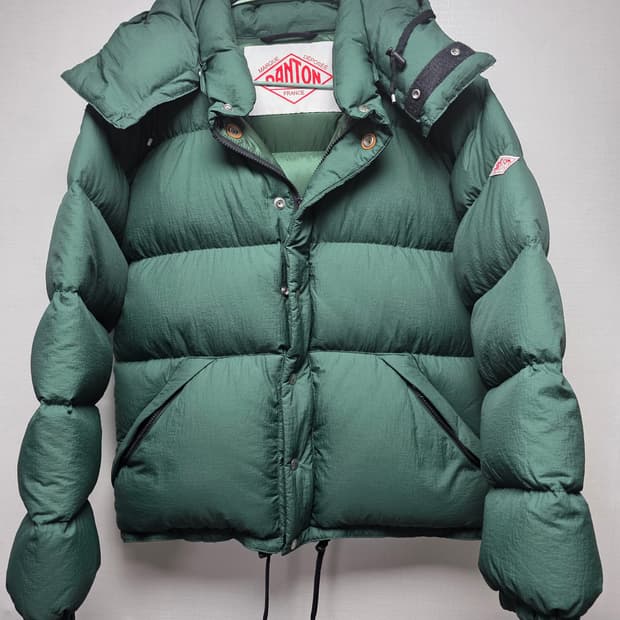 DANTON 그린 패딩 M