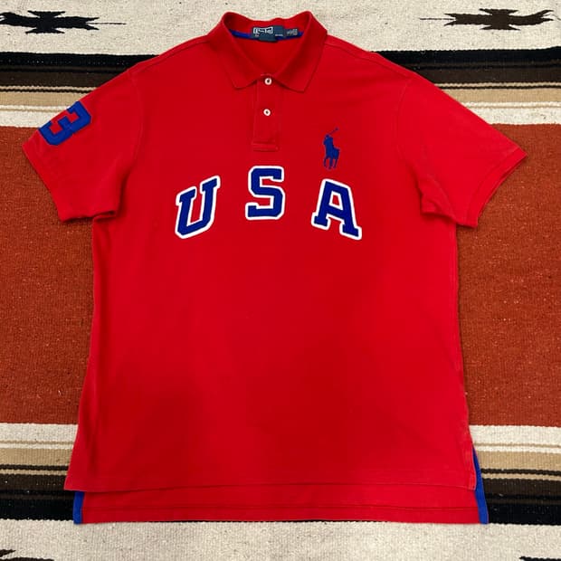 폴로랄프로렌 빅포니 usa 반팔카라티