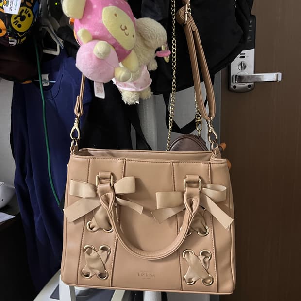 리즈리사 리본 아일렛 라떼갸루 히메 가방 숄더백 크로스백 대대장