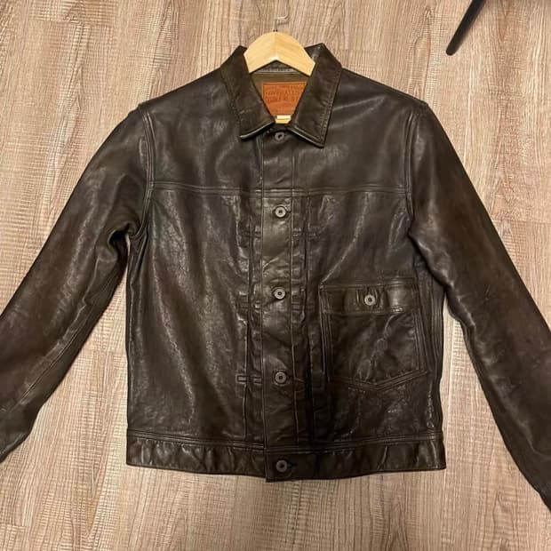 rrl 타입 1 버팔로가죽 m