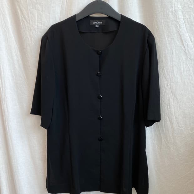 블랙 반팔 자켓(XL)