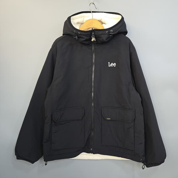 LEE 리 리버서블 양면 쉐르파 플리스 점퍼 L