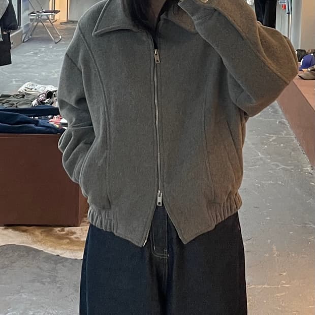 라퍼지스토어 울리치 오버라운드 블루종 자켓 H2170