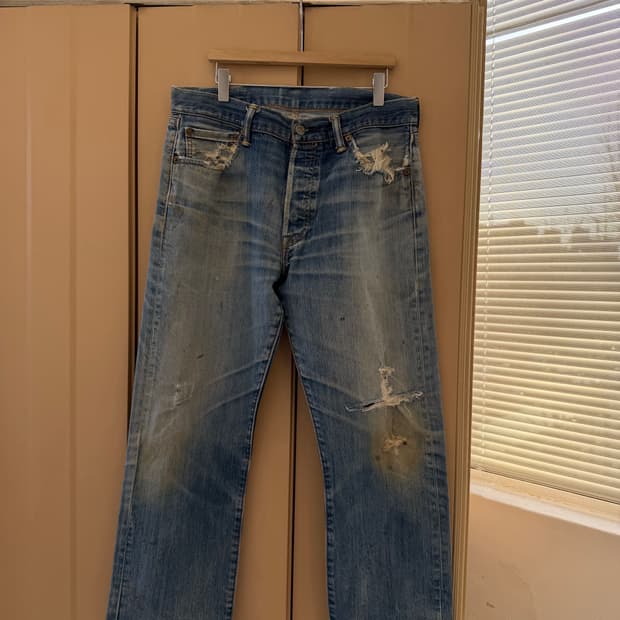 리바이스 501 vtg 데님