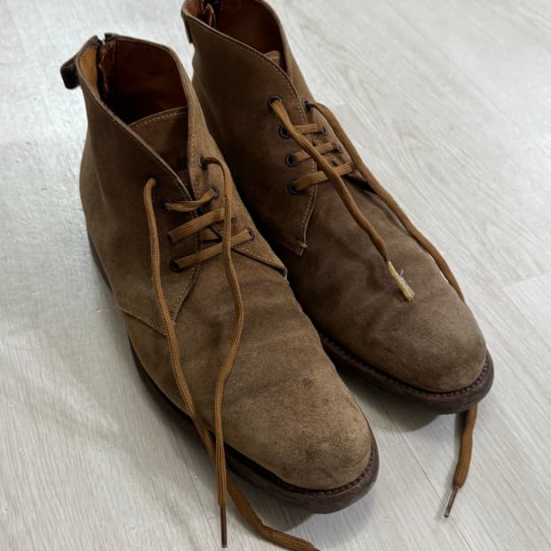 jil sander/suede desert boots/9