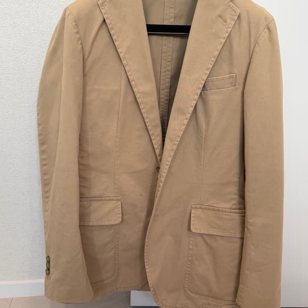 폴로 베이지 치노 자켓