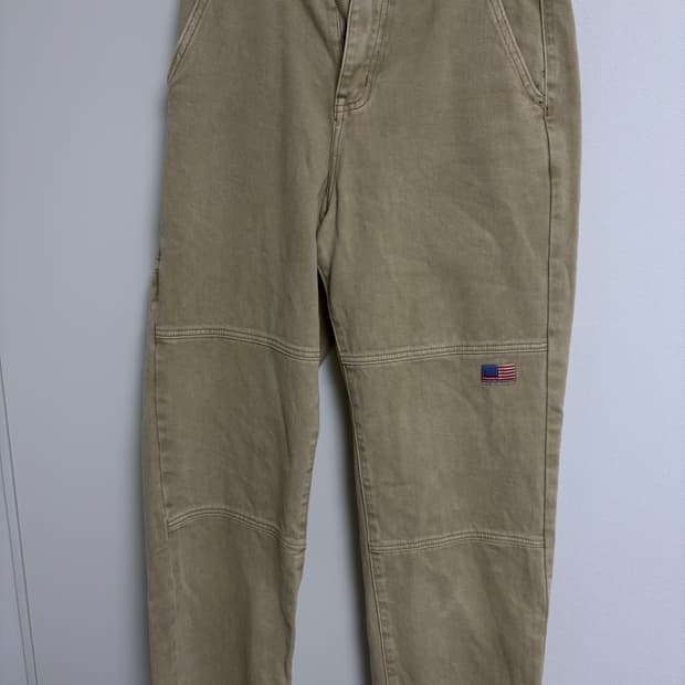 성조기 베이지 팬츠