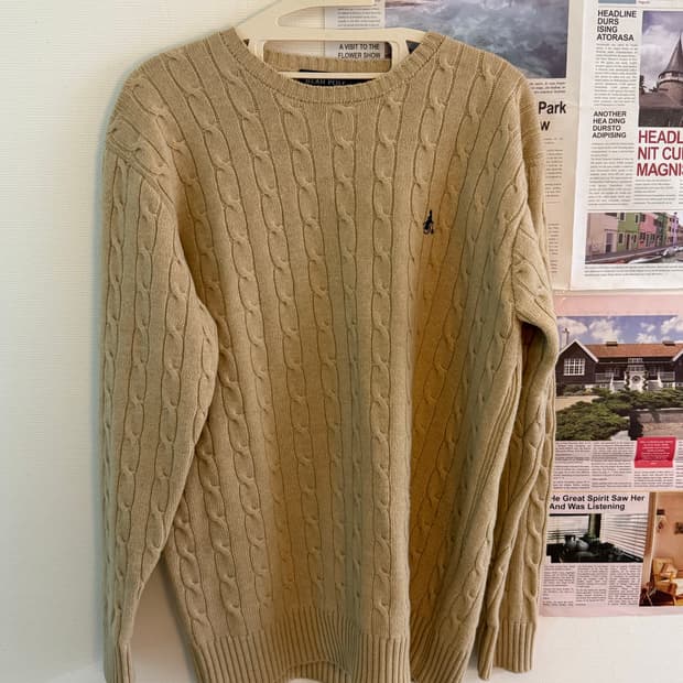 빈폴 꽈베기 니트