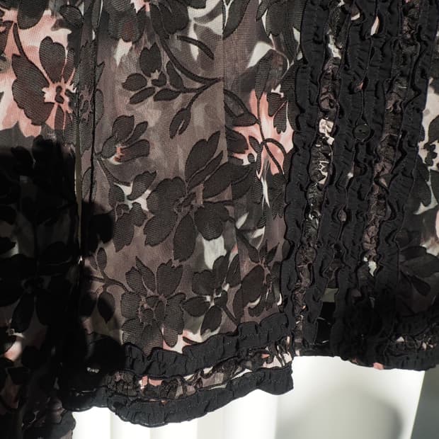 belle see through blouse