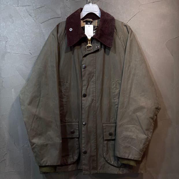 [36] Barbour 바버 비데일 올리브 왁스 자켓