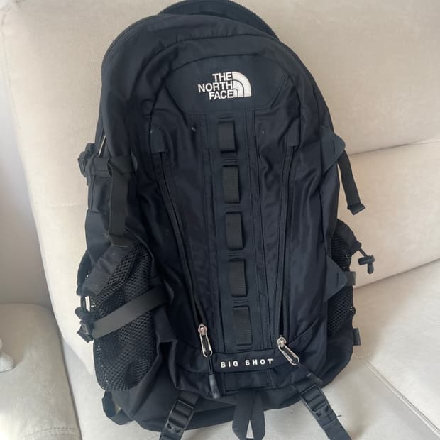 노스페이스 빅샷 검정 백팩
