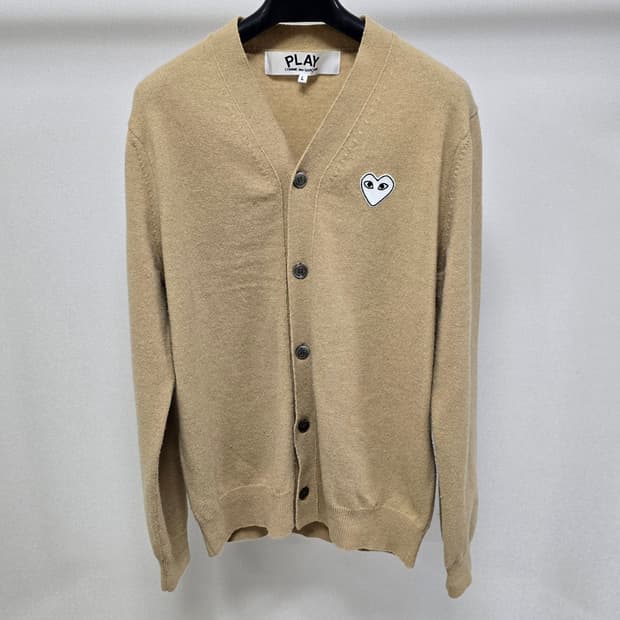 꼼데가르송 가디건 베이지 L사이즈 100 판매