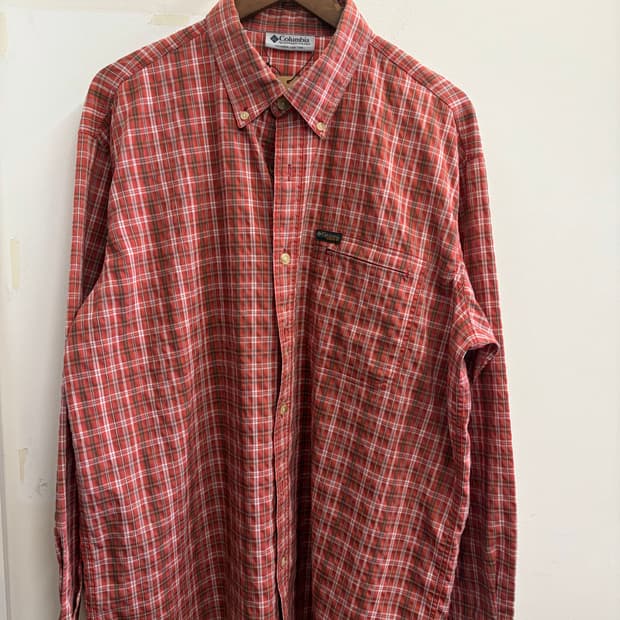 N285. 콜롬비아 체크 셔츠