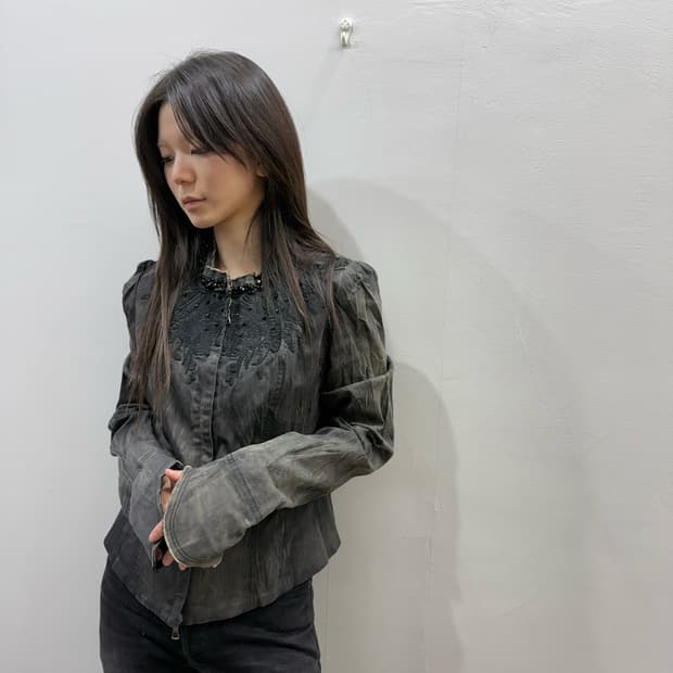 락시크 무드 피그먼트 투웨이 집업 자켓