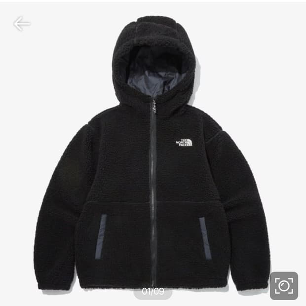 노스페이스 리버시블 플리스 후드 집업