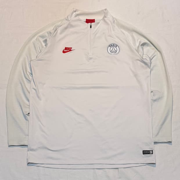 나이키 19-20 파리생제르망 롱슬리브 드릴탑 화이트