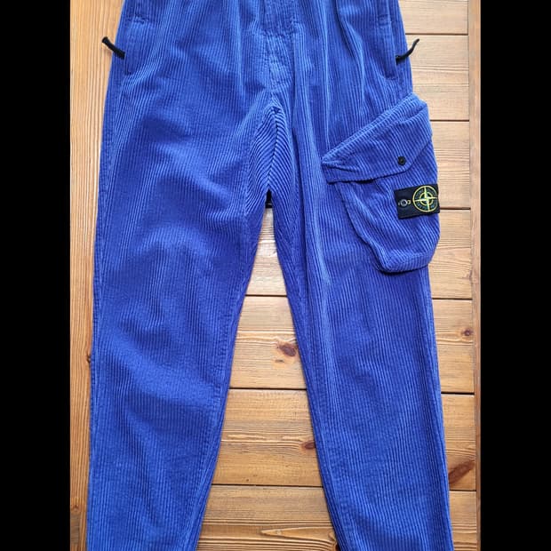 [33]스톤아일랜드 코튼 코듀로이 조거팬츠