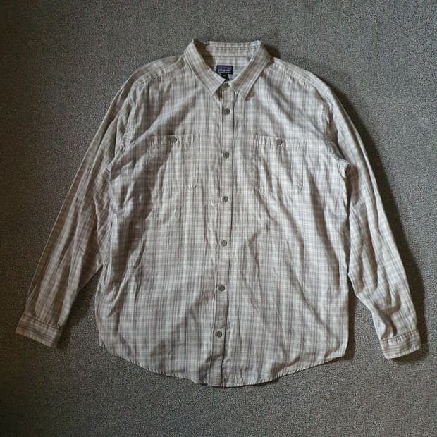 파타고니아  organic cotton 플라넬 셔츠
