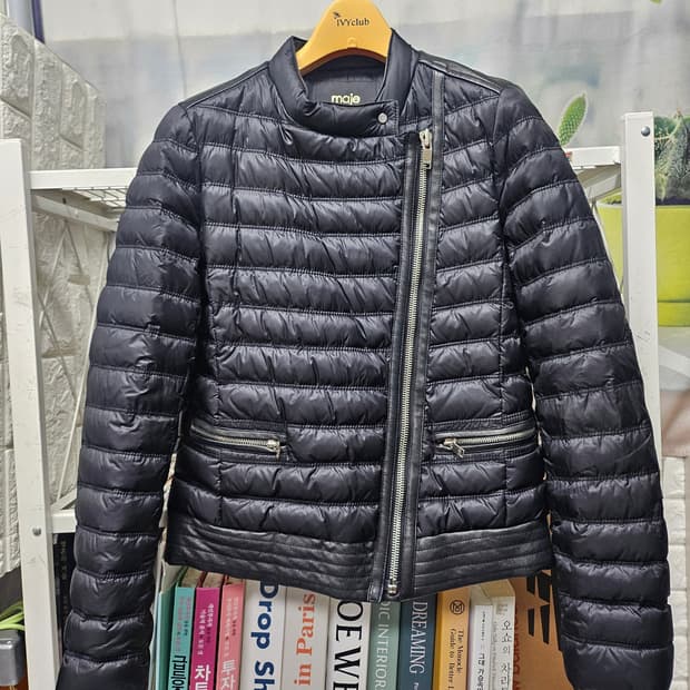 마쥬 여성 경량패딩 44~마른55 양가죽배색 WL86