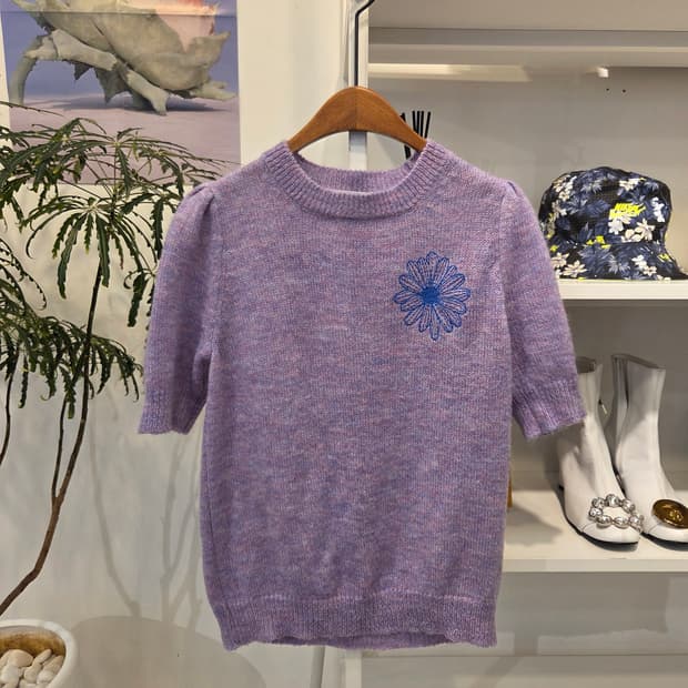 Mardi Mercredi 마르디 반팔 니트