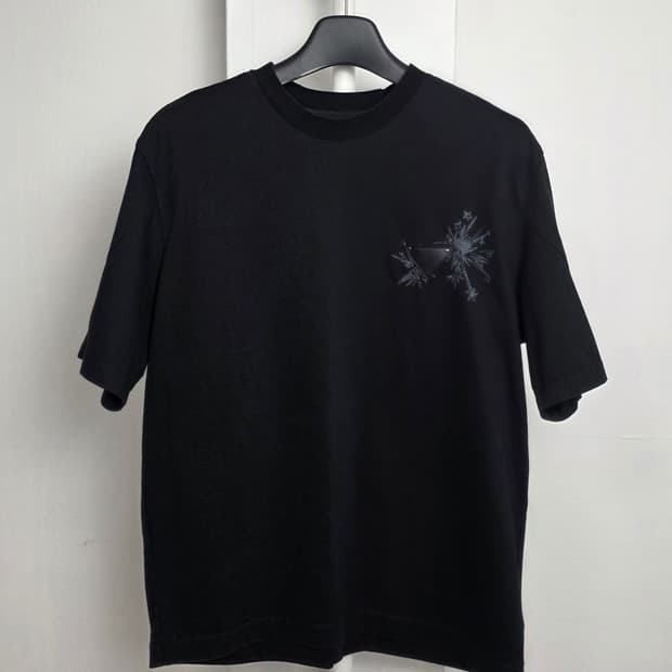 시스템옴므 삼각가죽패치 반팔 티셔츠(95)
