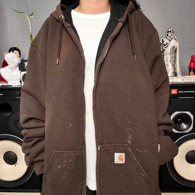 칼하트 레인디펜더 후드집업