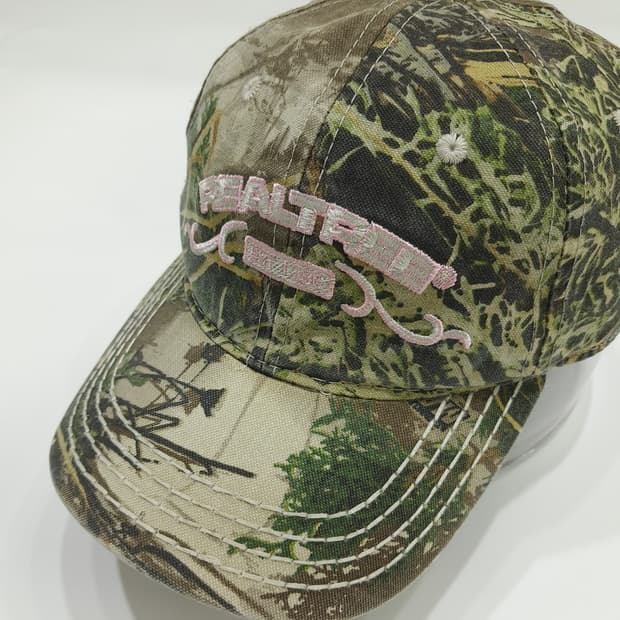 Realtree Camo Pink Stitch Cap P1542