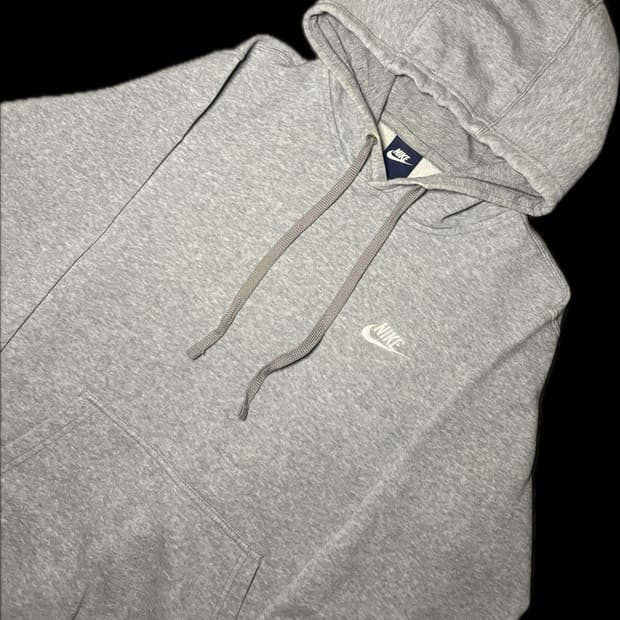 나이키 그레이 후드티