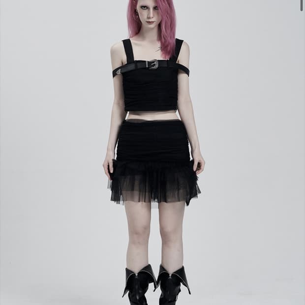 (새상품) 일리오 레이스 쇼츠 블랙