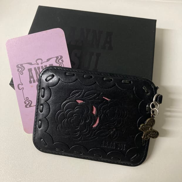 안나수이 빈티지 엔틱 카드지갑