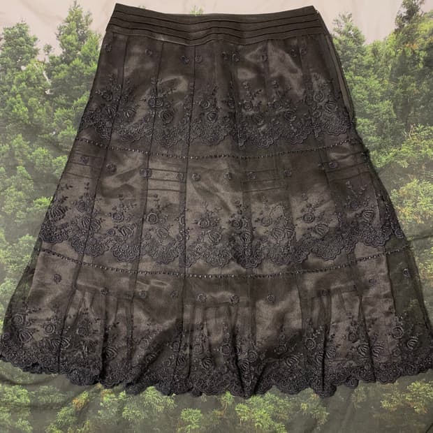 고스깔🖤 빈티지 레이스 치마