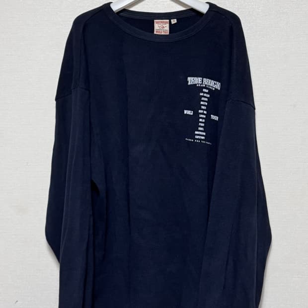 트루릴리젼 월드투어 와플 긴팔 티셔츠