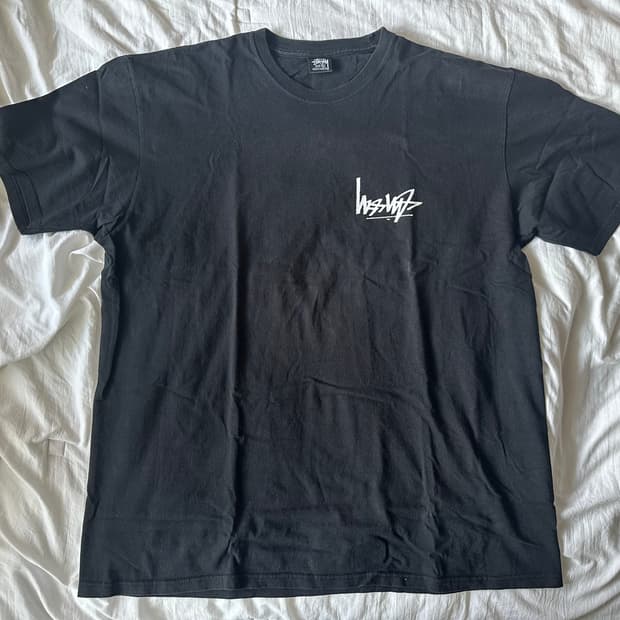 Stussy flipped t-shirt Black XL