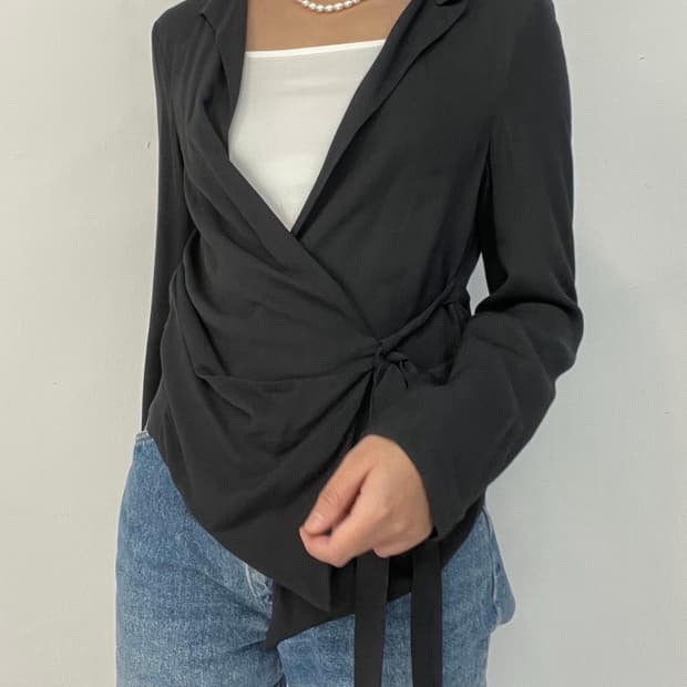 마르니 랩 블라우스