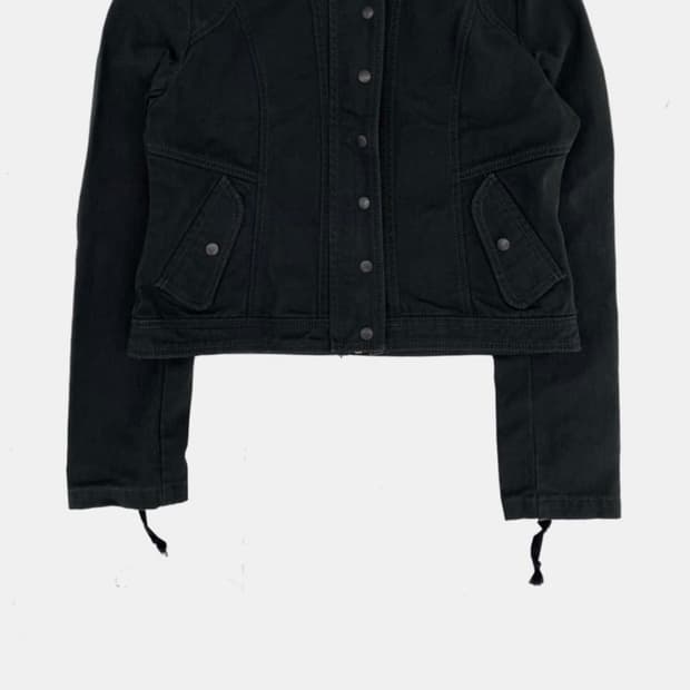 라라미미 washed biker jacket