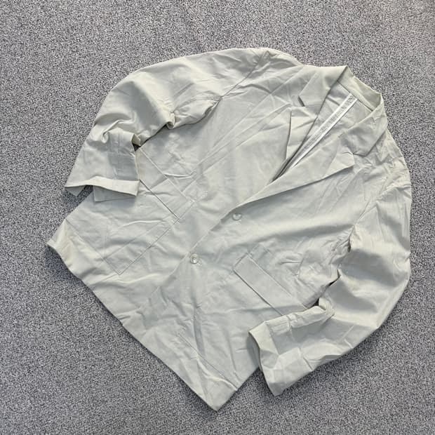 100 시스템 한섬 린넨 블레이저 자켓 0520J