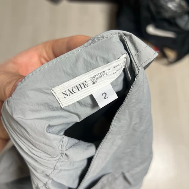 NACHE 나일론 셔링 팬츠 (2)