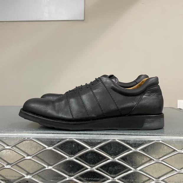 발리 블랙 레더 로퍼 UK9.5