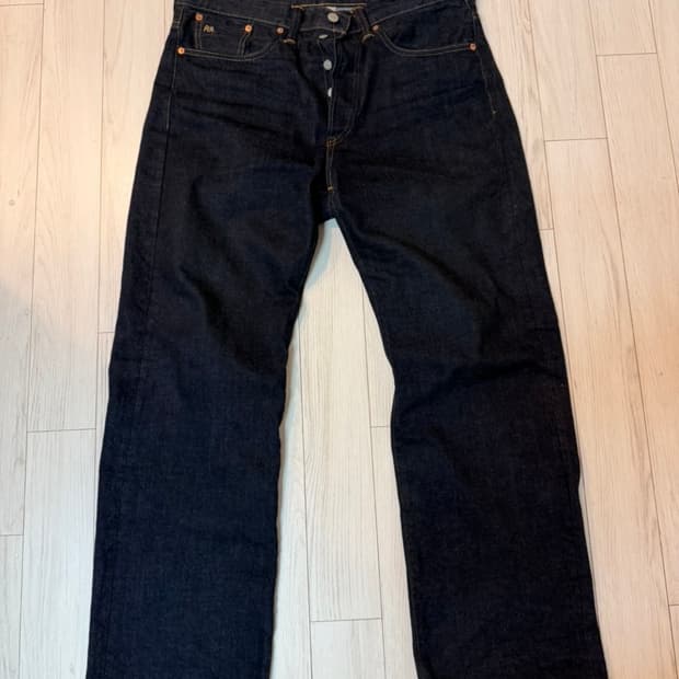 RRL 빈티지파이브포켓 원워시 33/32 네이비