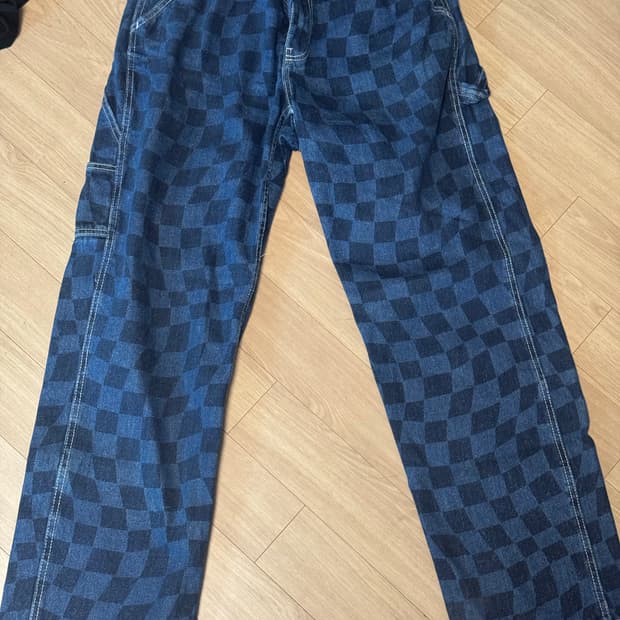 반스 체커보드 카펜터 데님