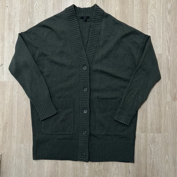 COS 코스 여성 오버사이즈 니트 가디건 XS/85